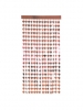 Ukras FRINGE DOOR HEARTS ROSE GOLD 2x1m