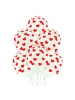 Balon latex D11 038 Hearts 6 kom