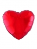 SC JUMBO METALLIC HEART RED 32