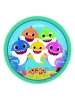 Tanjuri BABY SHARK PAPER 23cm 8 kom 