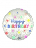 18C XL STN DAISIES HAPPY BIRTHDAY S40