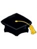S/Shape BLACK GRAD CAP P30