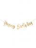 Baner HBD Luxury Gold Letter Banner - 1 m