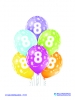 Balon latex D11 8th Birthday 6 komada