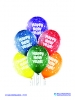 Balon latex D11 Happy New Year 6 komada